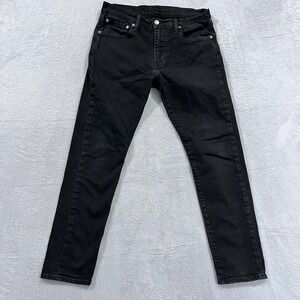 Levi's 512 Jeans‎ Men's 32x29* Slim Tapered Fit Stretch Denim Black Casual